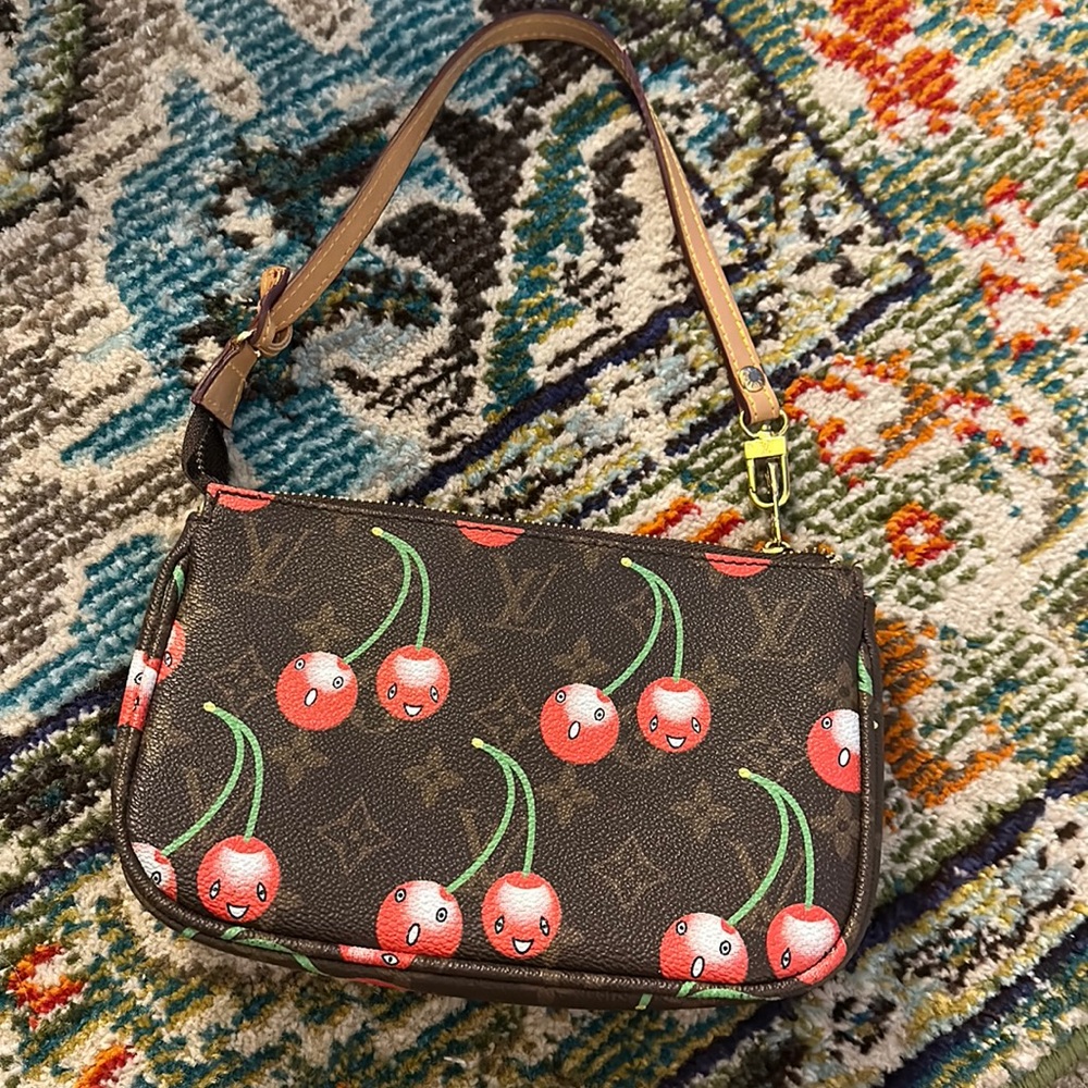 Cherry Mini Pochette - Designer Inspired